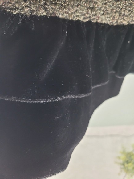 [403] Love Token Green Ruffle Sweater Jacket - Picture 6 of 12